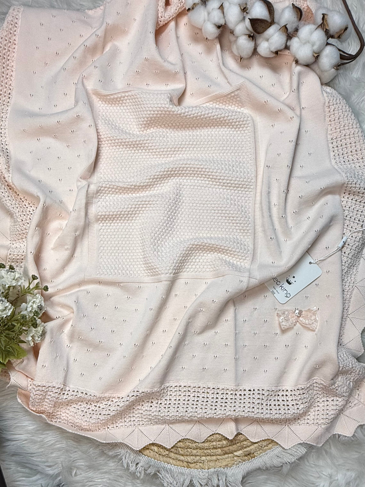 Coperta Neonata 100% Cotone
