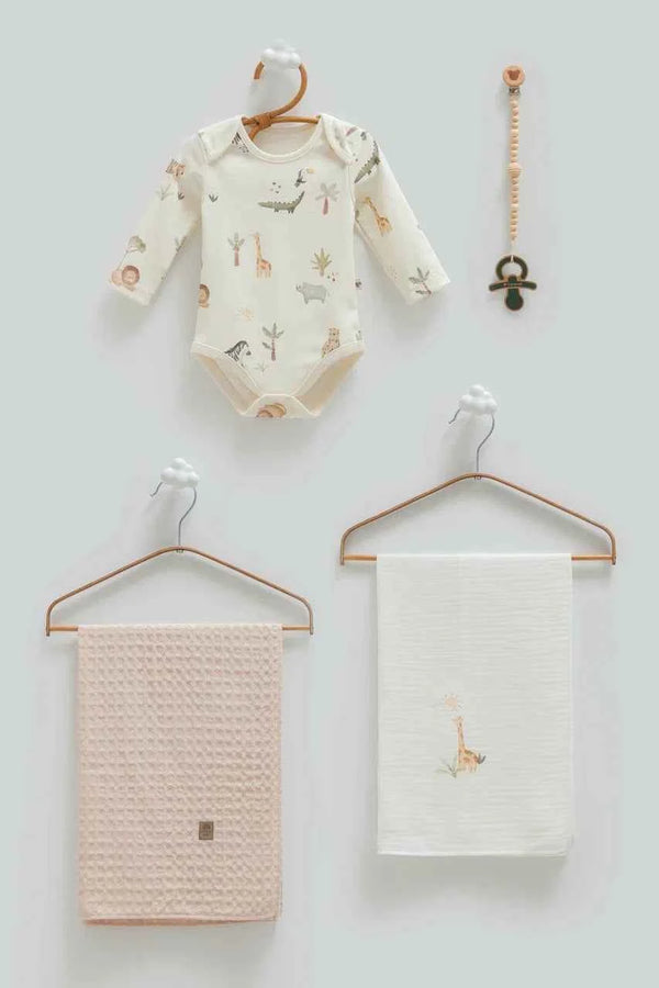 Set Di Coperte + Catenella Ciuccio + Body