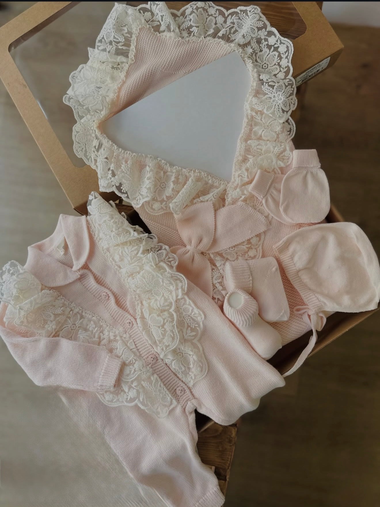 Corredino Nascita 5 Pezzi Neonata 100% Cotone