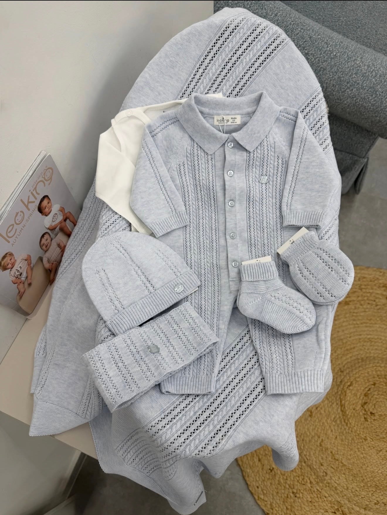 Corredino Nascita Neonato 8 Pezzi 100% Caldo Cotone