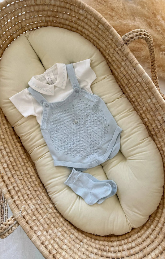 Pagliaccetto Neonato 3 Pezzi 100% Cotone