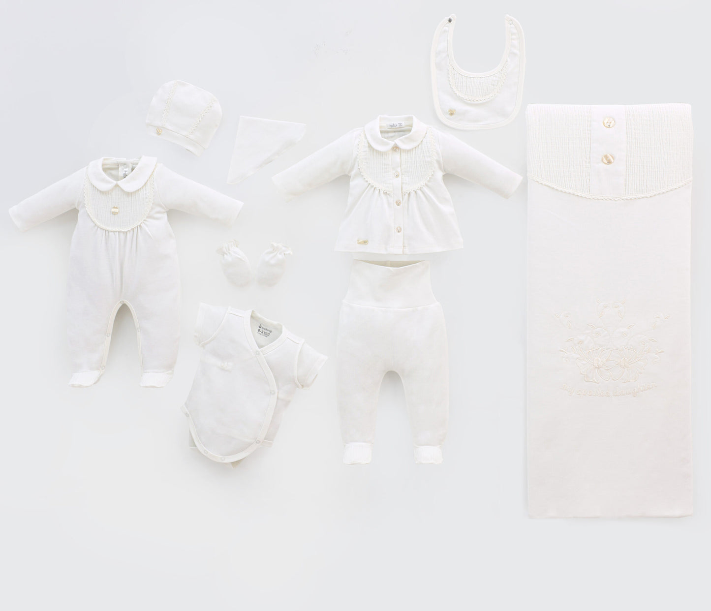 Corredini Nascita Neonata - 9 Pezzi