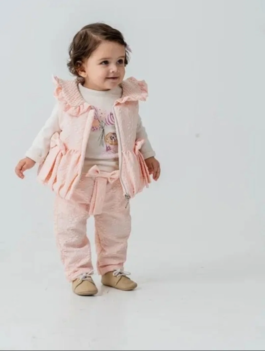 Completo Neonata 3 Pezzi 100% Cotone
