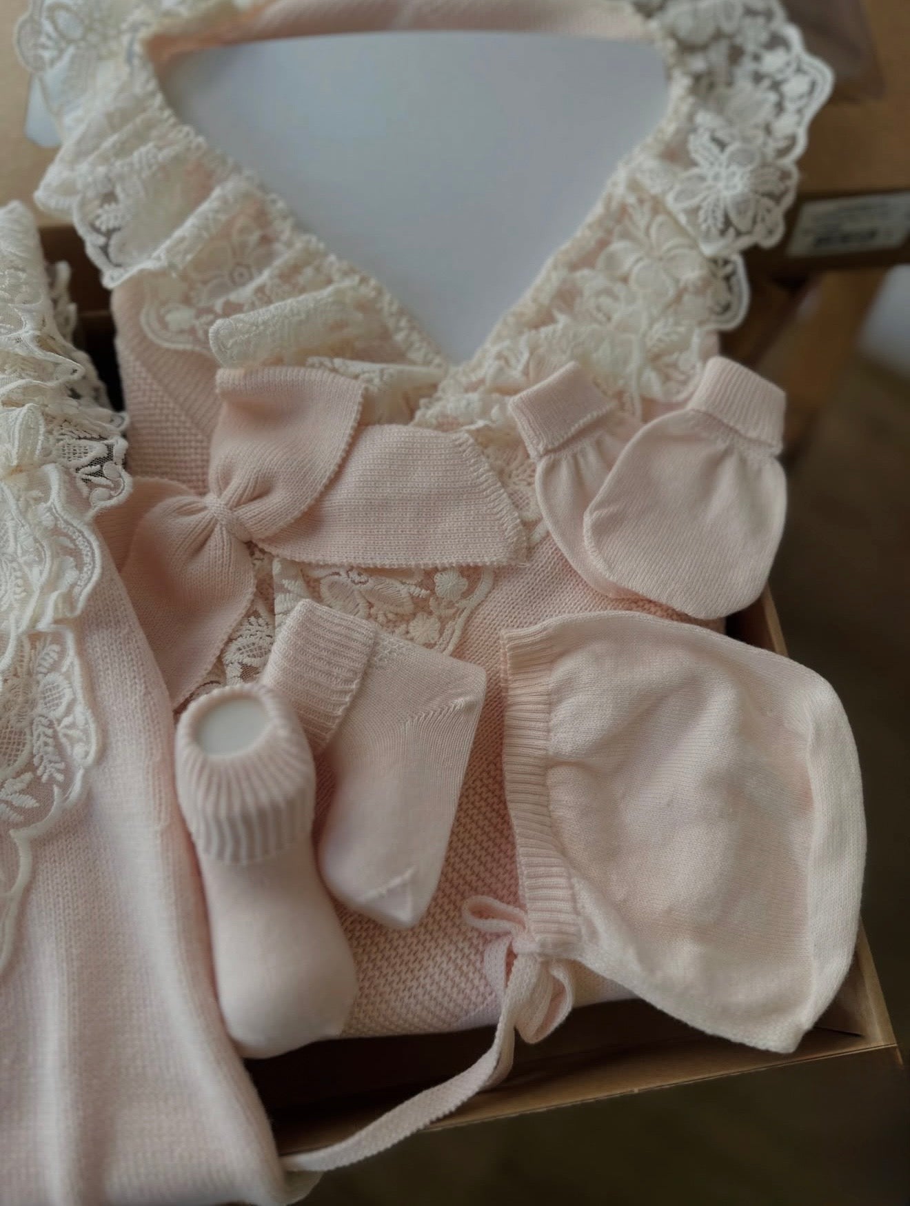 Corredino Nascita 5 Pezzi Neonata 100% Cotone
