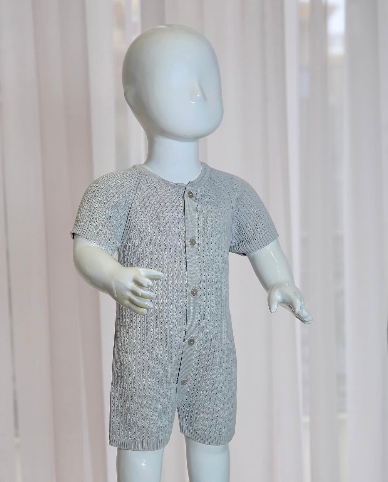 Tutina in cotone per neonato/a