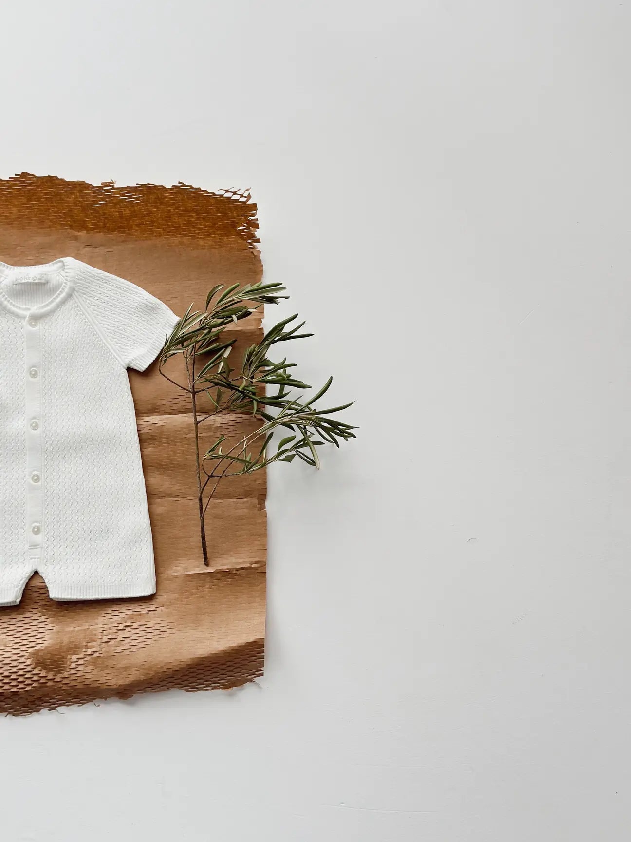 Summer cotton knitted baby romper