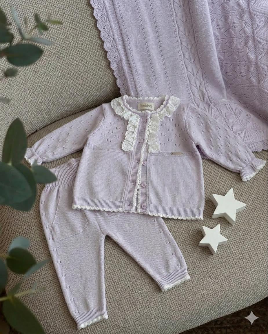 Completo neonata 100% cotone - 2 Pezzi