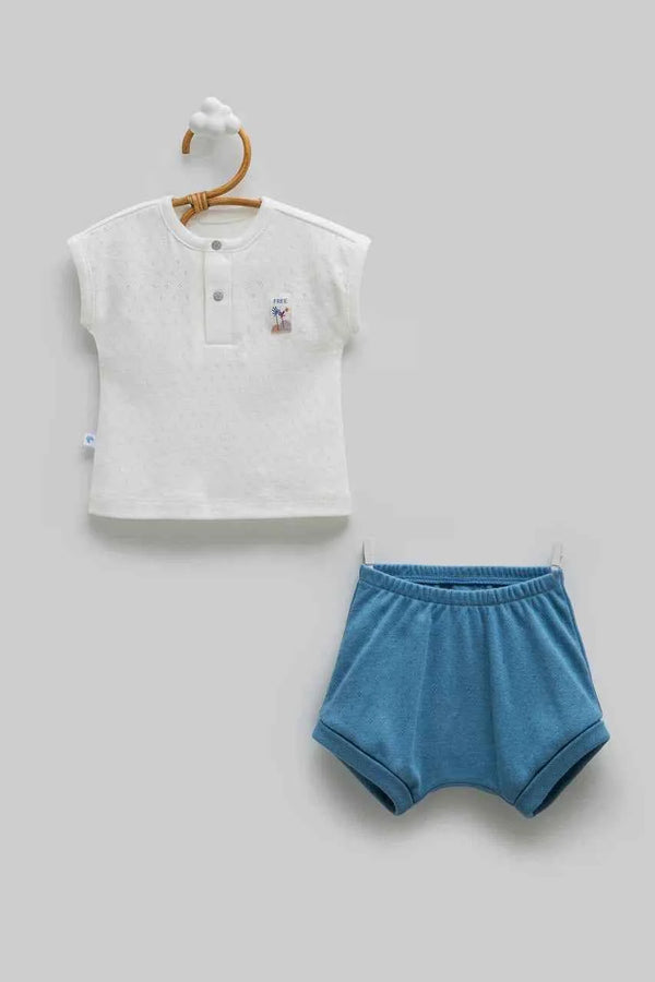 Completo Estivo neonato 100% cotone