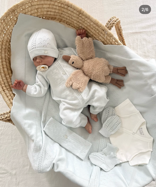 Corredino Nascita Neonato 8 Pezzi 100% Cotone