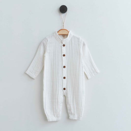 Tutina unisex cotone mussola 100% morbida e traspirante - MiniMe- color