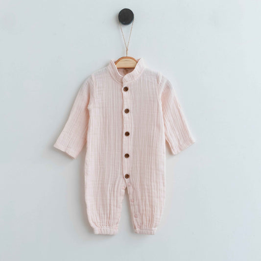 Tutina unisex cotone mussola 100% morbida e traspirante - MiniMe- color