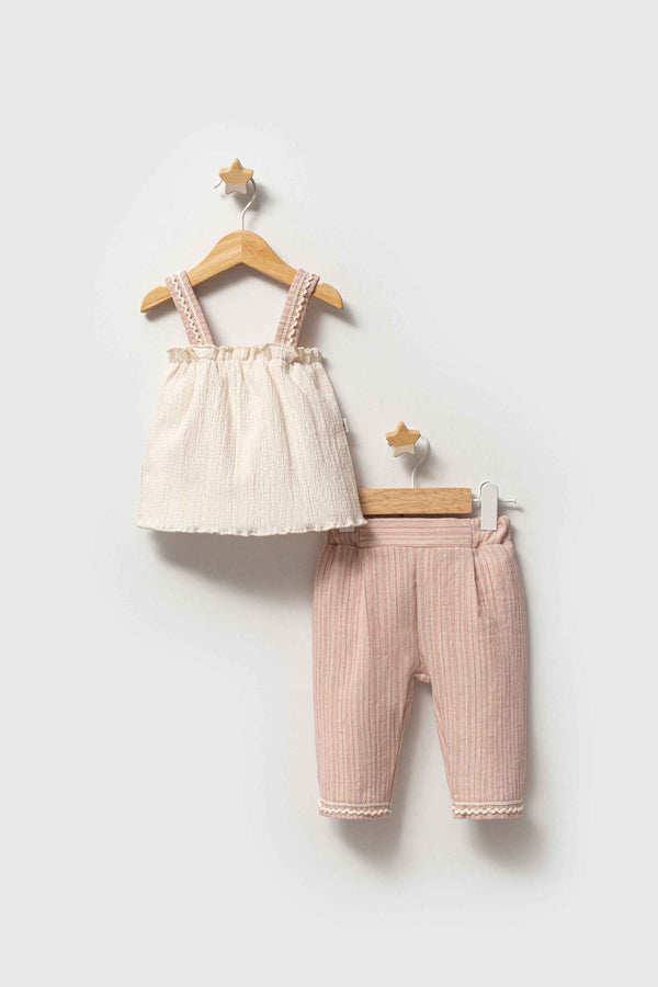 Completo estivo neonata in cotone