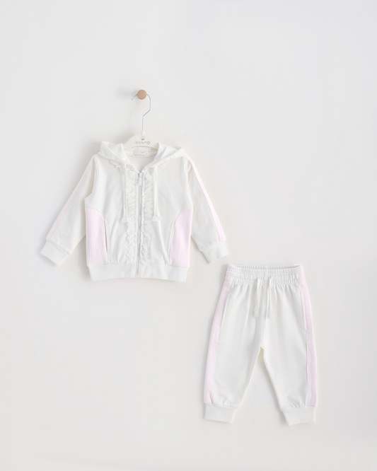 Completo Tuta 2 Pezzi Neonata 100% Cotone