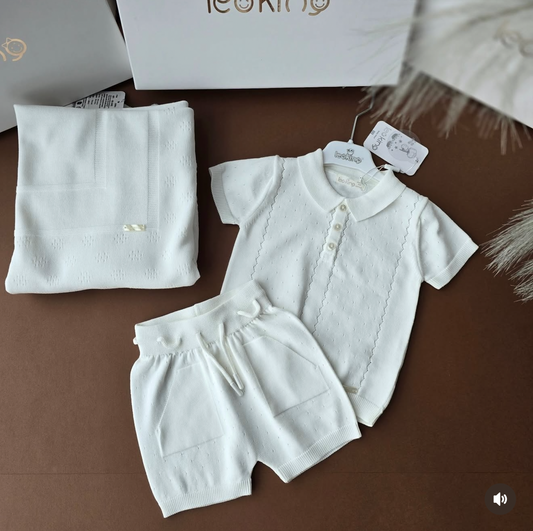 Completo neonato 100% cotone - 2 Pezzi