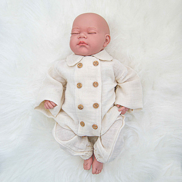 Tutina in mussola di cotone unisex