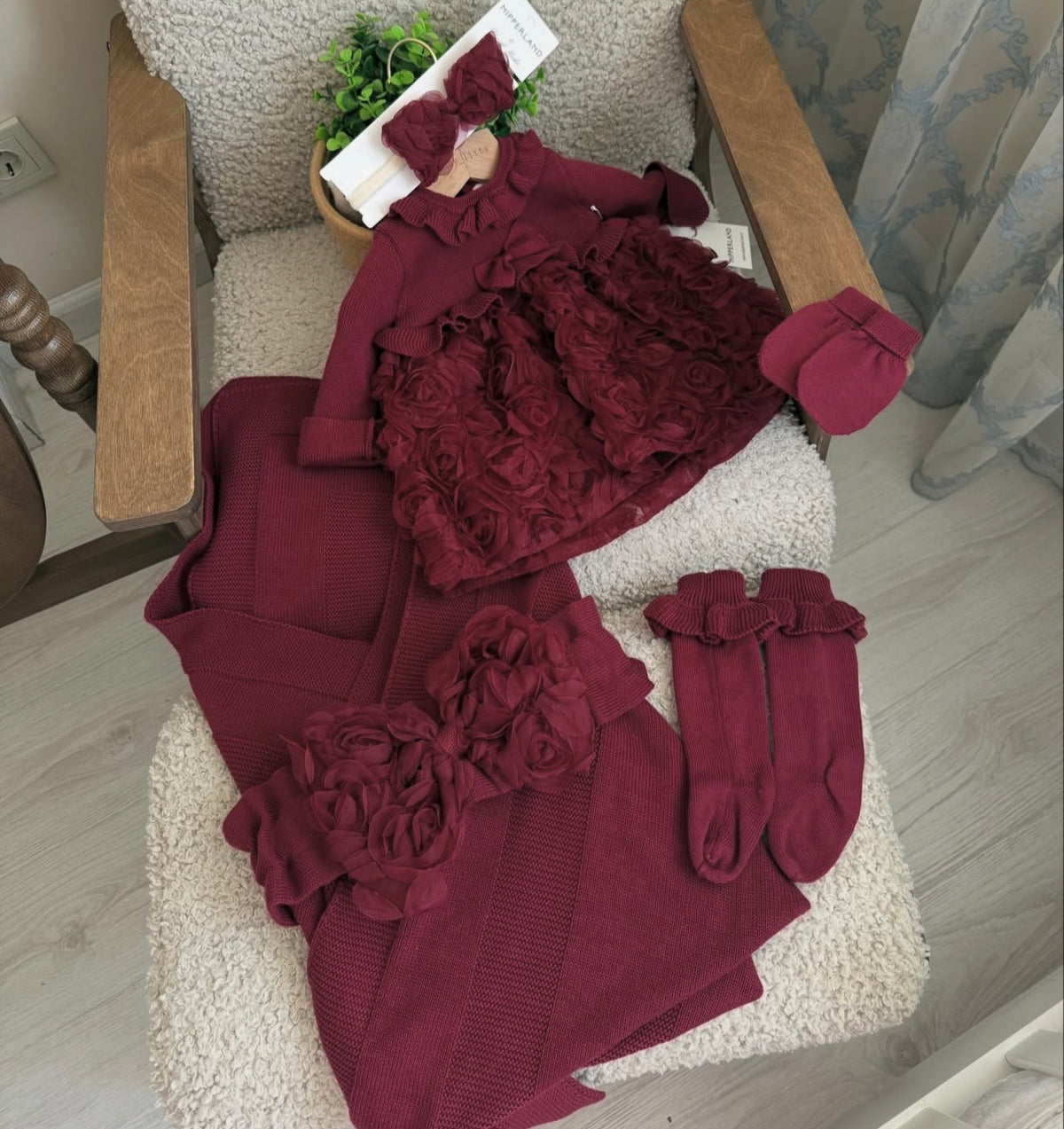 Corredino Nascita Neonata 6 Pezzi 100% Cotone