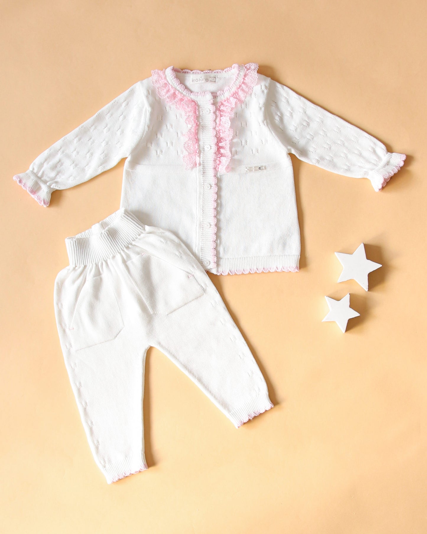 Completo neonata 100% cotone - 2 Pezzi