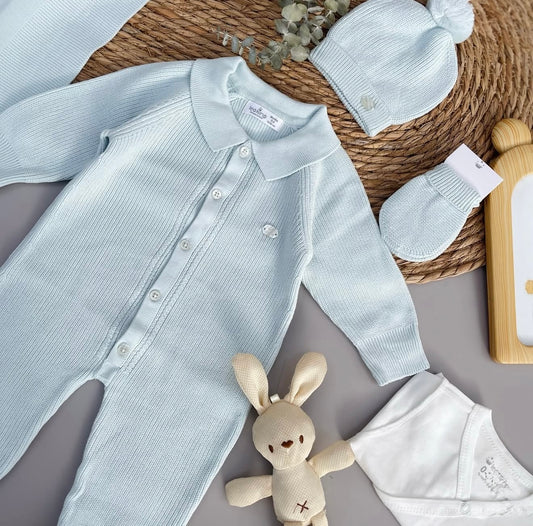 Corredino Nascita Neonato 100% Cotone - 8 Pezzi