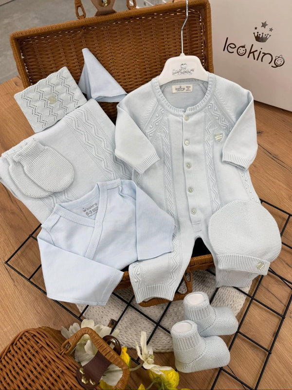 Neugeborenen-Set, 8-teilig, Unisex, 100 % Baumwolle