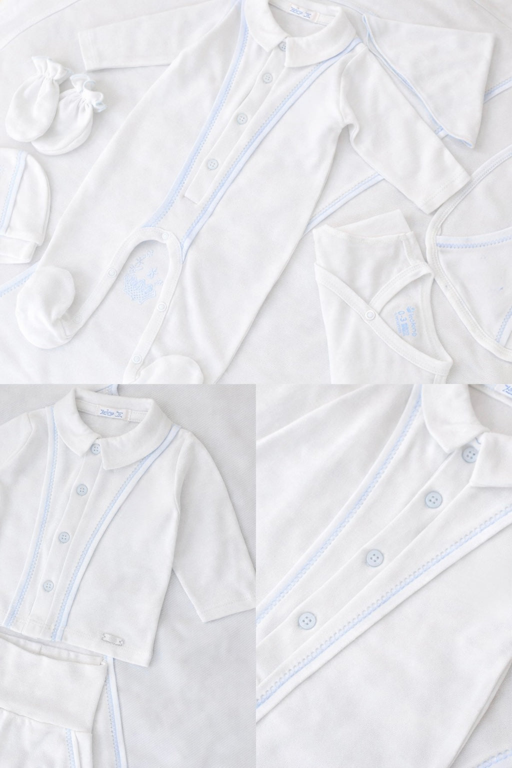 Corredino Nascita Neonato 100% cotone - 9 Pezzi