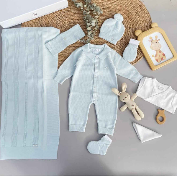 Corredino Nascita Neonato 100% Cotone - 8 Pezzi