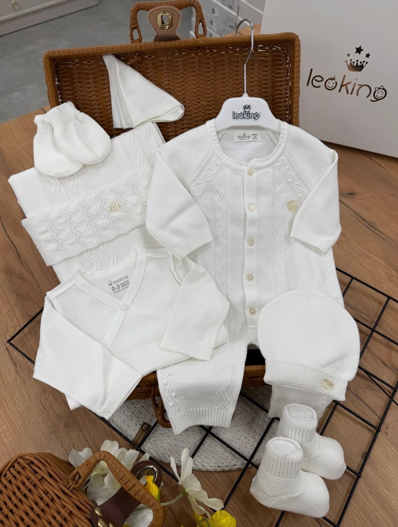 Corredino Nascita 8 Pezzi Unisex 100%cotone