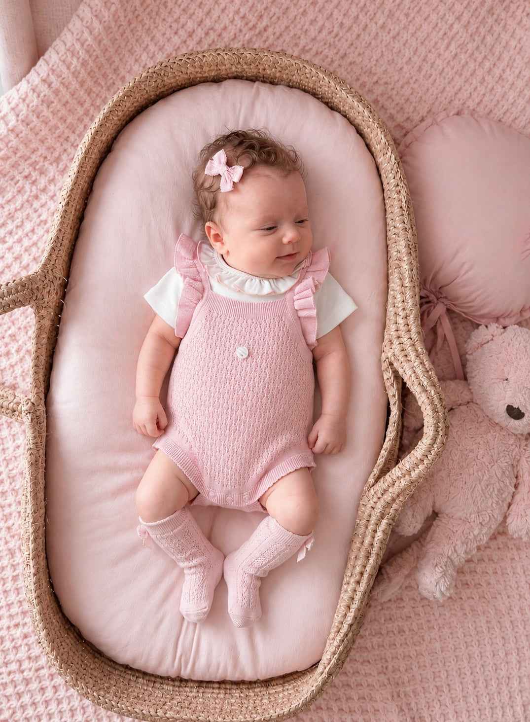 Pagliaccetto Neonata 3 Pezzi 100% Cotone