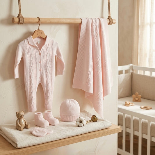 Corredino Nascita Neonata 5 Pezzi 100% Cotone