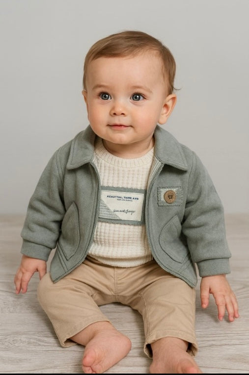 Completo neonato con scarpette