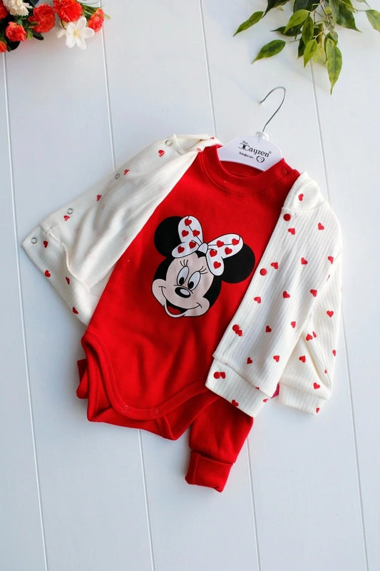 Completo tuta minnie 3 pezzi
