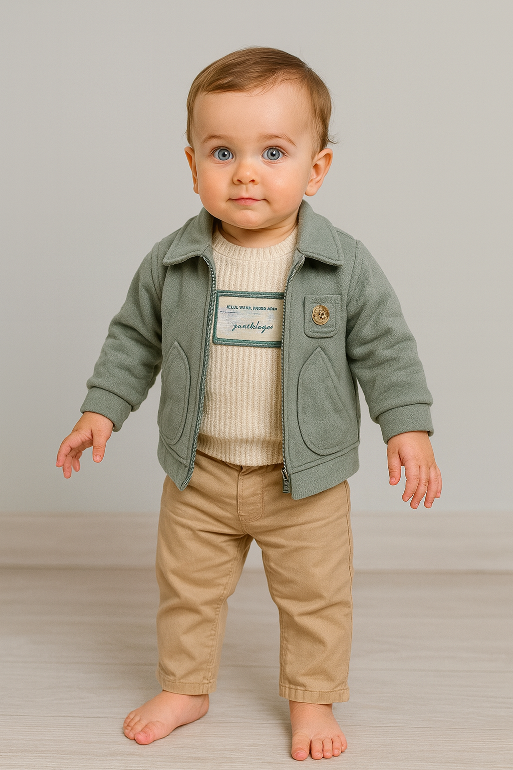 Completo neonato con scarpette