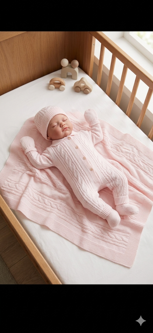 Corredino Nascita Neonata 5 Pezzi 100% Cotone