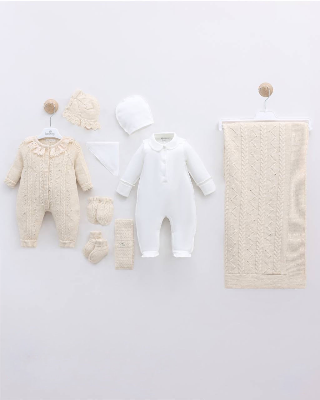 Corredino nascita neonata in lana merino