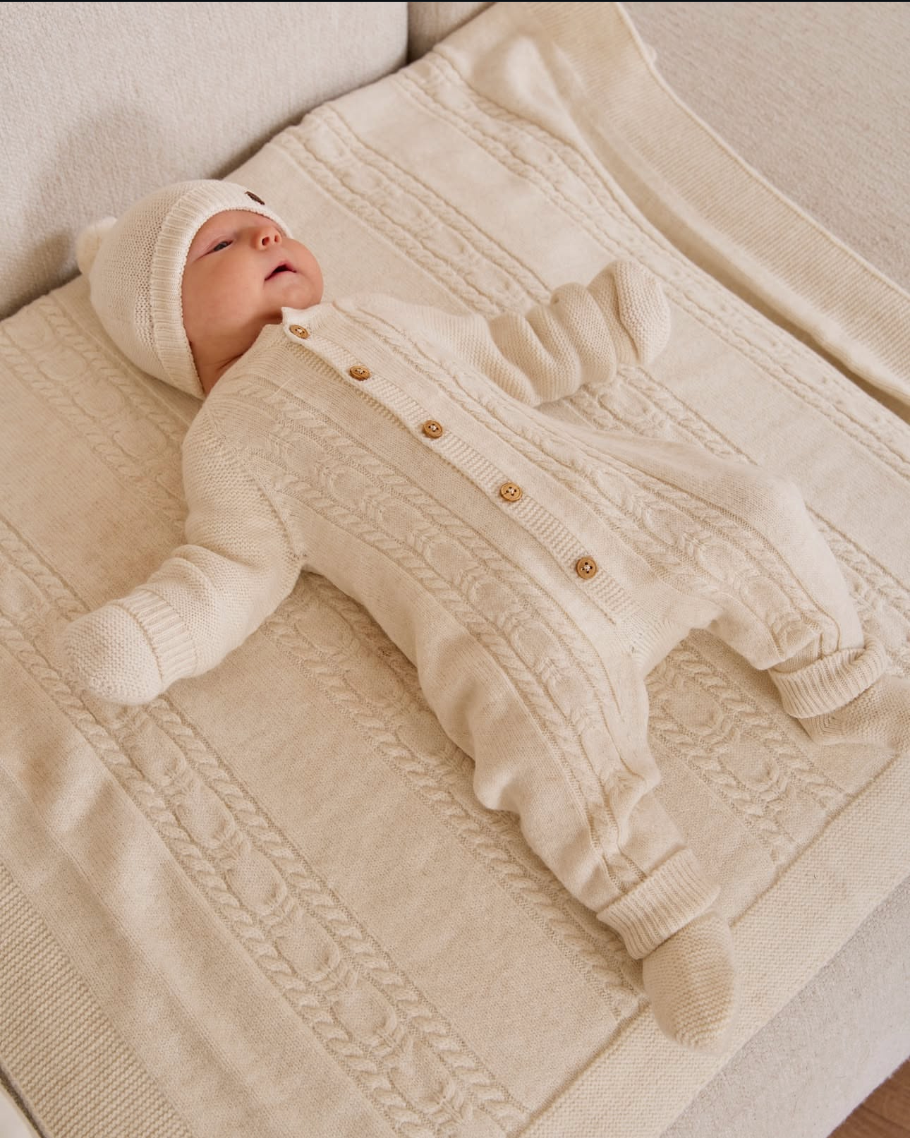 Corredino nascita neonato in lana merino unisex