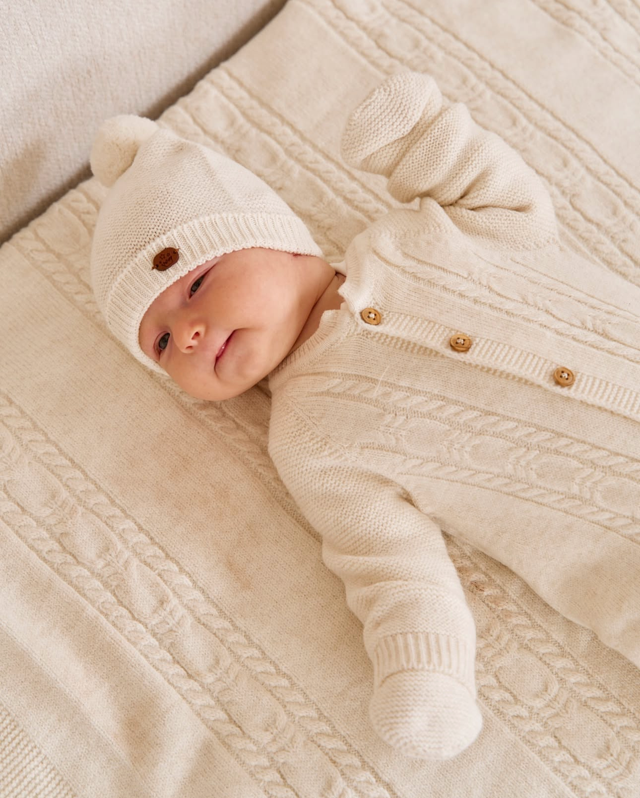 Corredino nascita neonato in lana merino unisex