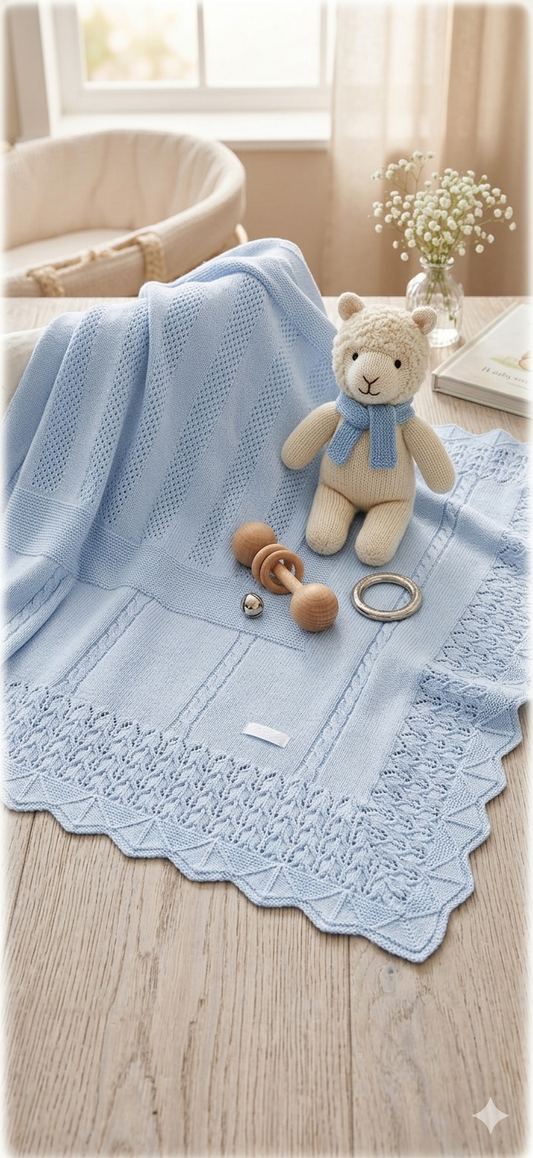 Coperta Neonato 100% Cotone