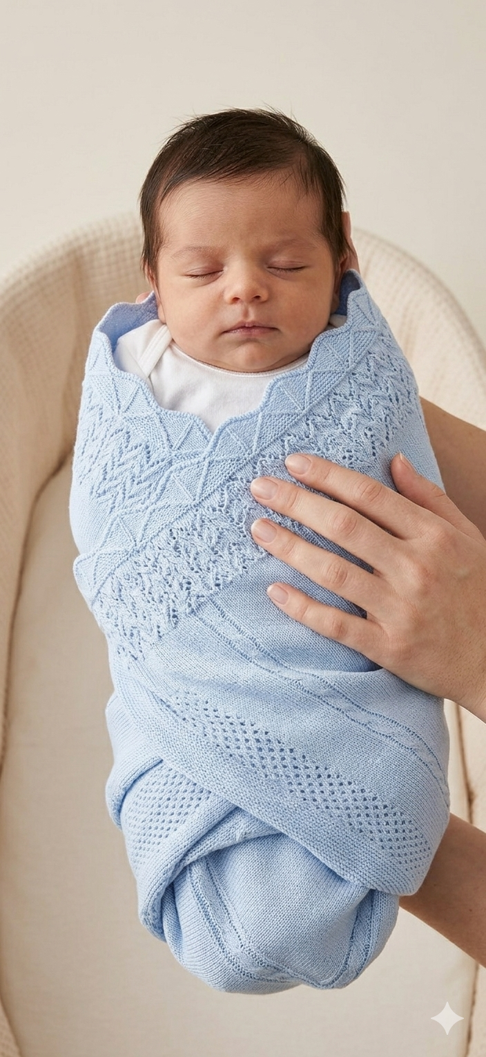 Coperta Neonato 100% Cotone