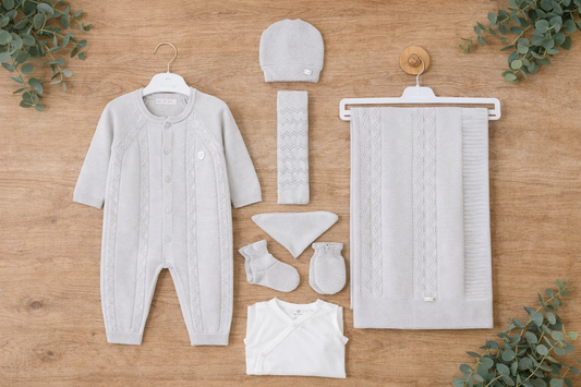 Corredino nascita set da 8 pezzi Unisex 100% cotone - MiniMe- color