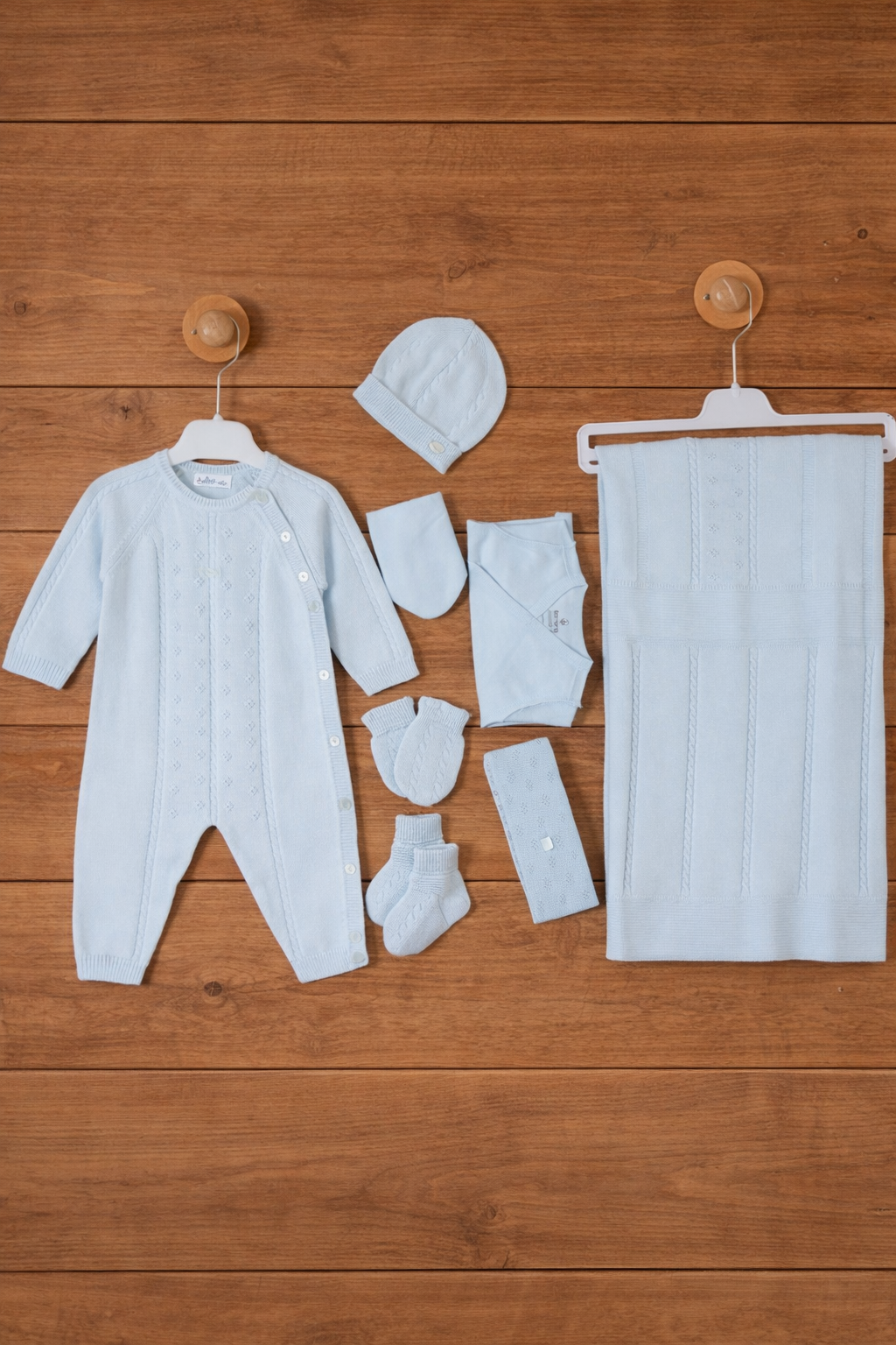 Corredino nascita 8 pezzi unisex 100% cotone