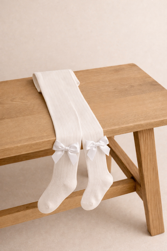 Calzamaglia con fiocco neonata