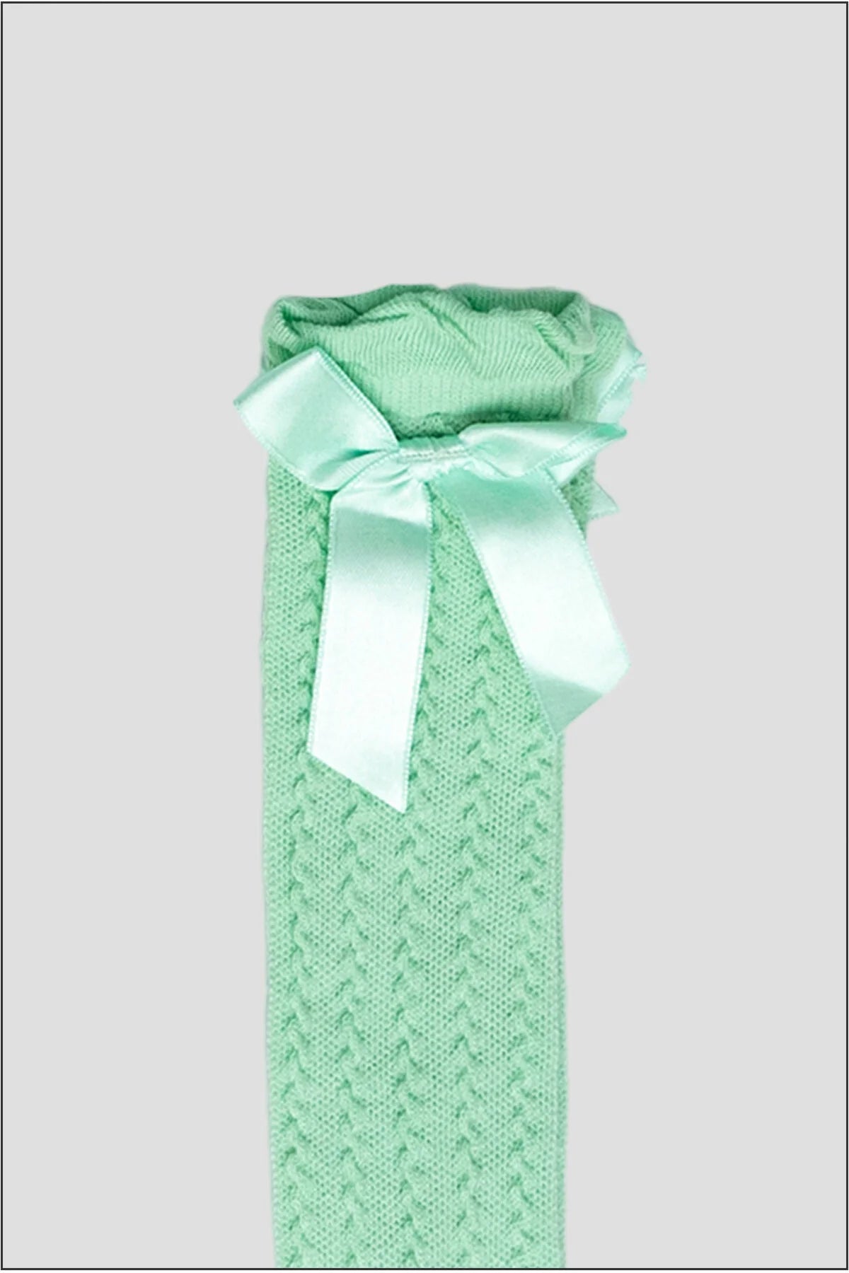 Calze lunghe bambina con fiocco