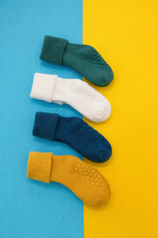 Set di calzini antiscivolo in spugna