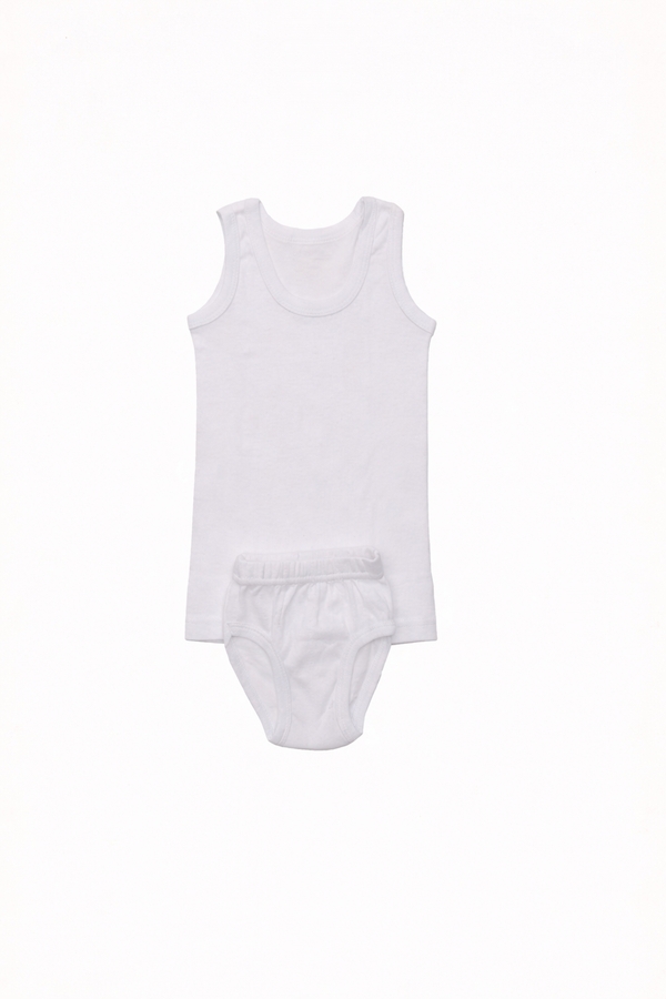Set Canotta e Slip bambino in cotone - MiniMe- color