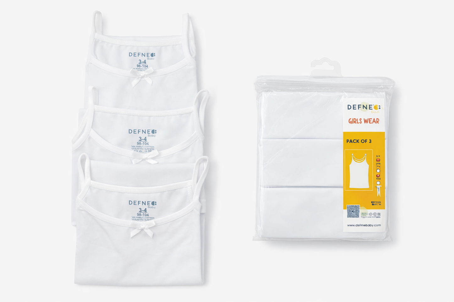 Set canotte bambina - MiniMe- color