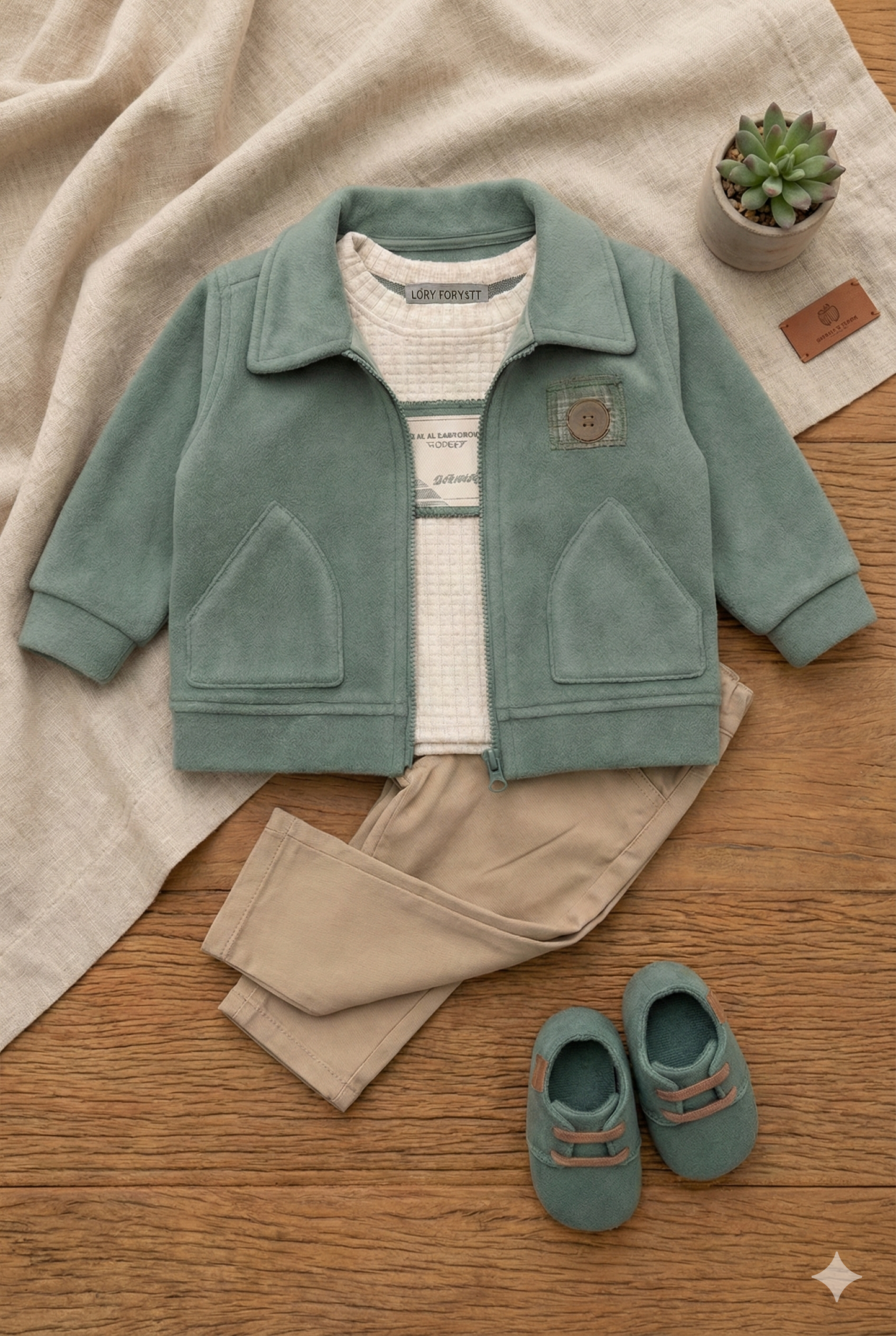 Completo neonato con scarpette - MiniMe- color