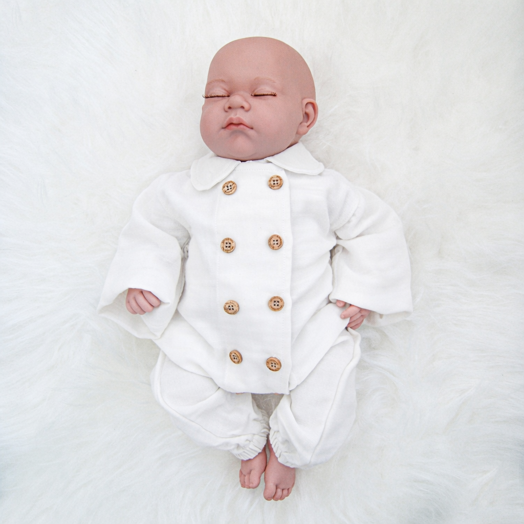 Tutina in mussola di cotone unisex - MiniMe- color