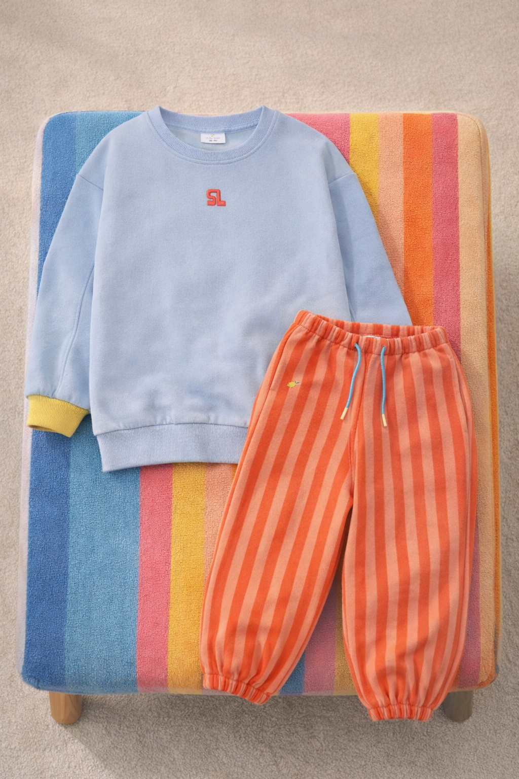 Completo tuta bambino/a in cotone - MiniMe- color