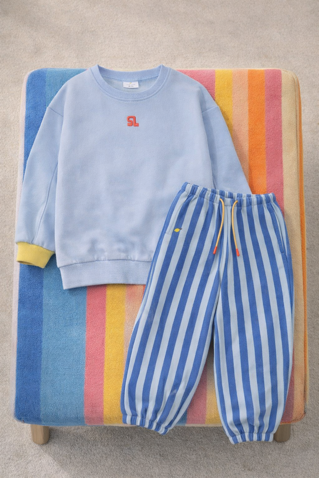 Completo tuta bambino/a in cotone - MiniMe- color