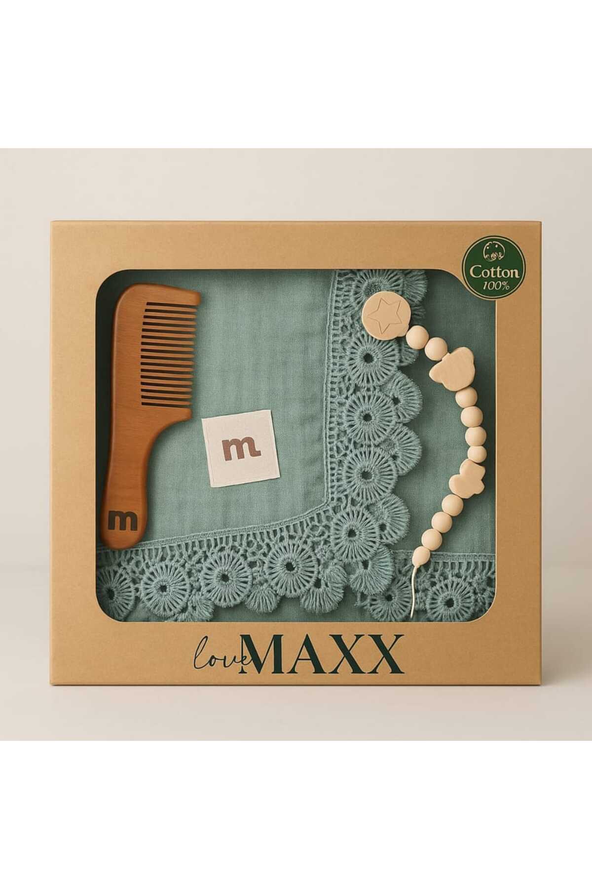 Mussola, pettine e portaciuccio - MiniMe- color