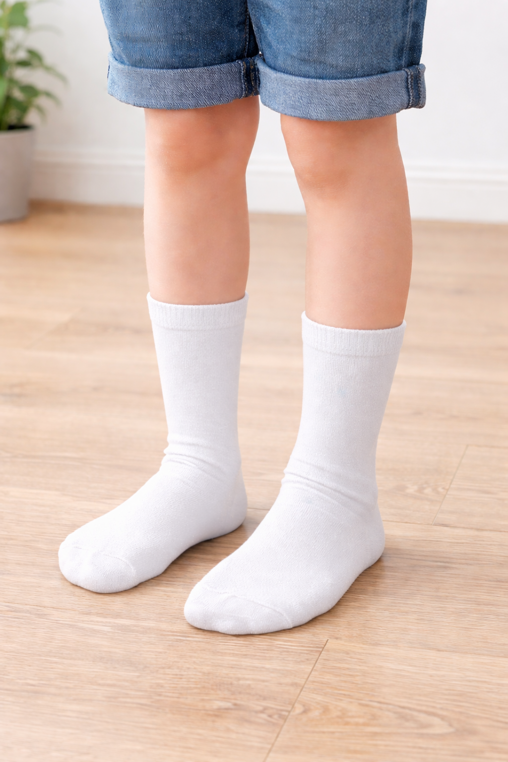 Set di Calzini Bianchi Basic – 4 Paia - MiniMe- color